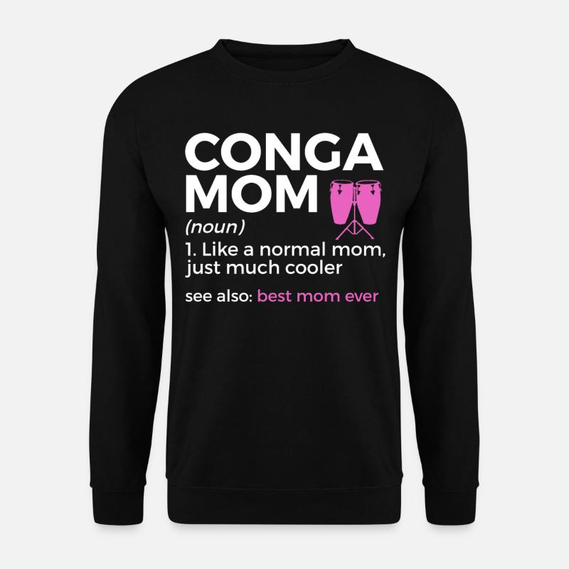 Konga Musiker - Unisex Pullover - Schwarz