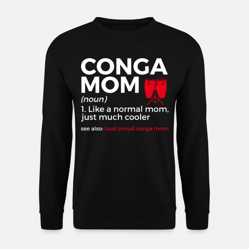 Konga Musiker - Unisex Pullover - Schwarz