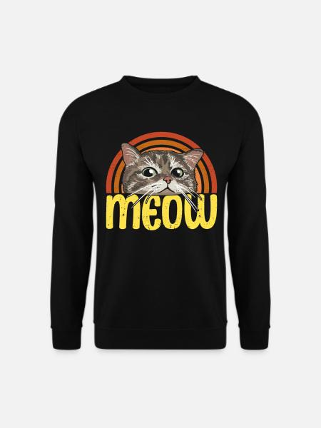 Meow - Unisex Sweatshirt - black