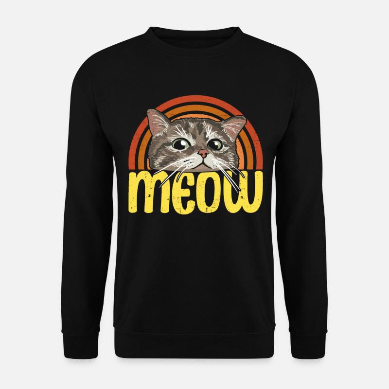 Meow - Unisex Sweatshirt - black
