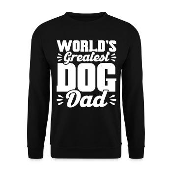 Le meilleur père de chien du monde - Sweat-shirt Unisexe - noir - Devant - Alina (178cm) & Michal (187cm)