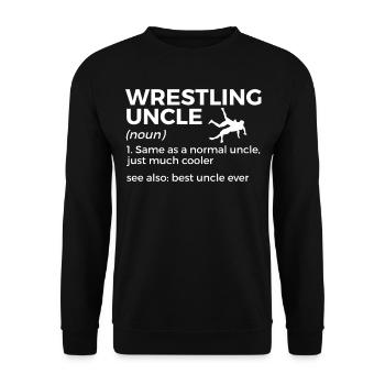 Wrestling - Unisex Sweatshirt - black - Front - Alina (178cm) & Michal (187cm)