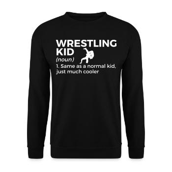 Wrestling - Unisex Pullover - Schwarz - Vorne - Alina (178cm) & Michal (187cm)