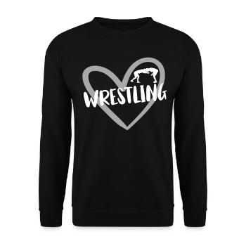 Wrestling - Unisex Pullover - Schwarz - Vorne - Alina (178cm) & Michal (187cm)