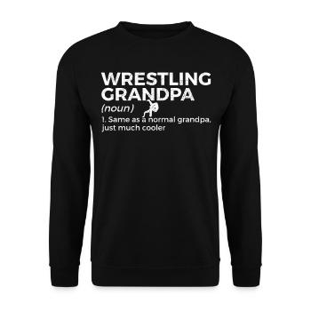 Wrestling - Unisex Pullover - Schwarz - Vorne - Alina (178cm) & Michal (187cm)