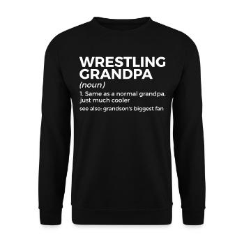 Wrestling - Unisex Pullover - Schwarz - Vorne - Alina (178cm) & Michal (187cm)