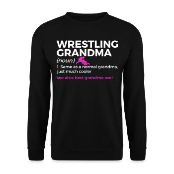 Wrestling - Unisex Pullover - Schwarz - Vorne - Alina (178cm) & Michal (187cm)