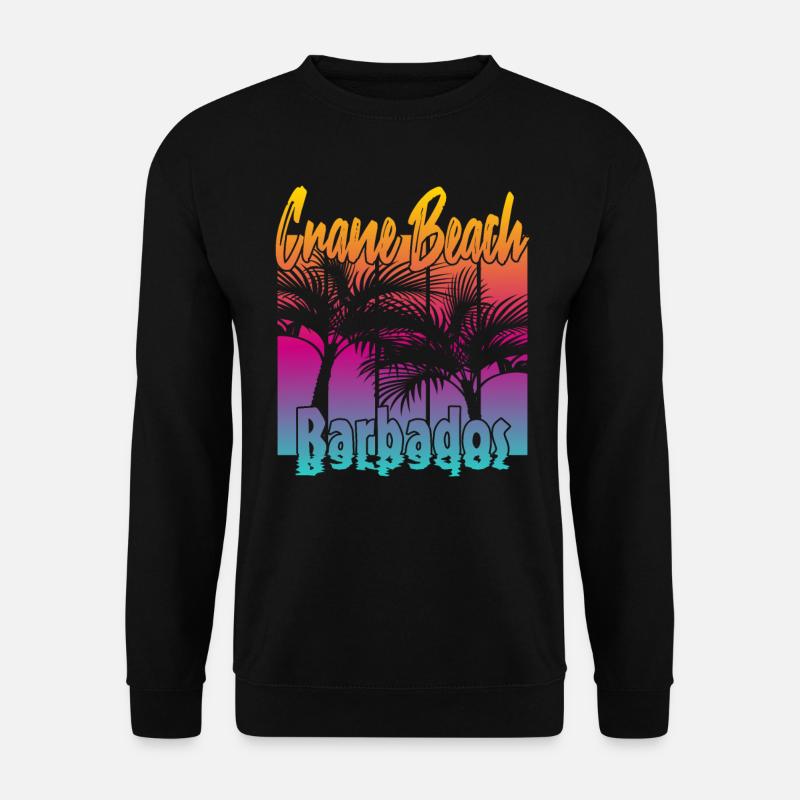 Crane Beach Barbados - Unisex Pullover - Schwarz