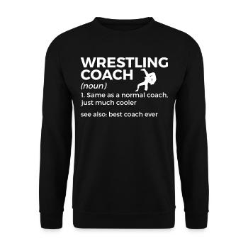 Wrestling - Unisex Pullover - Schwarz - Vorne - Alina (178cm) & Michal (187cm)