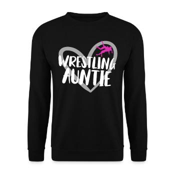 Wrestling - Unisex Pullover - Schwarz - Vorne - Alina (178cm) & Michal (187cm)