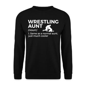 Wrestling - Unisex Pullover - Schwarz - Vorne - Alina (178cm) & Michal (187cm)
