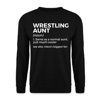 Wrestling - Unisex Pullover - Schwarz - Vorne - Alina (178cm) & Michal (187cm)