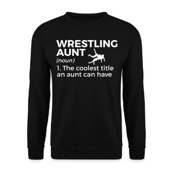 Wrestling - Unisex Pullover - Schwarz - Vorne - Alina (178cm) & Michal (187cm)