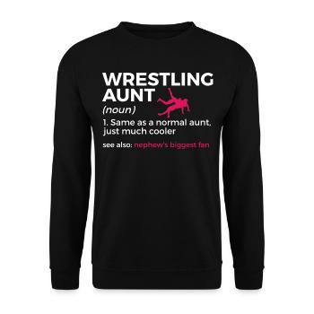 Wrestling - Unisex Pullover - Schwarz - Vorne - Alina (178cm) & Michal (187cm)