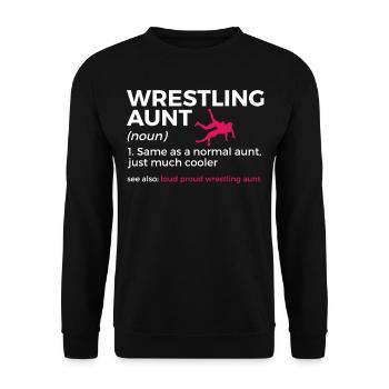 Wrestling - Unisex Pullover - Schwarz - Vorne - Alina (178cm) & Michal (187cm)