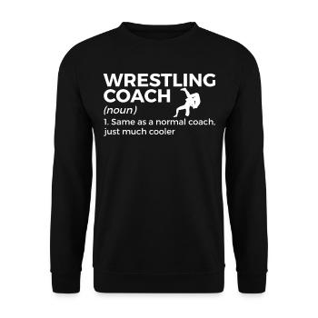 Wrestling - Unisex Pullover - Schwarz - Vorne - Alina (178cm) & Michal (187cm)