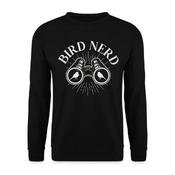 Bird Nerd - Unisex Sweatshirt - black - Front - Alina (178cm) & Michal (187cm)