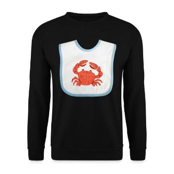 Alaska Geschenk Kinder Herren Damen USA Natur Eis - Unisex Pullover - Schwarz - Vorne - Alina (178cm) & Michal (187cm)