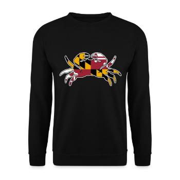 Krebs Geschenk Schrimp Krabbe Hummer Skorpion - Unisex Pullover - Schwarz - Vorne - Alina (178cm) & Michal (187cm)