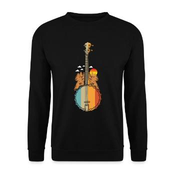 Banjo - Unisex Sweatshirt - black - Front - Alina (178cm) & Michal (187cm)