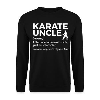 Karaté - Sweat-shirt Unisexe - noir - Devant - Alina (178cm) & Michal (187cm)