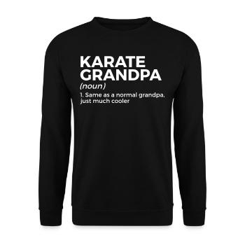 Karaté - Sweat-shirt Unisexe - noir - Devant - Alina (178cm) & Michal (187cm)