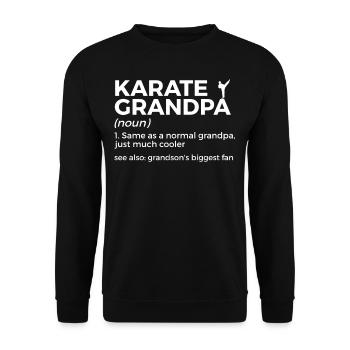 Karaté - Sweat-shirt Unisexe - noir - Devant - Alina (178cm) & Michal (187cm)