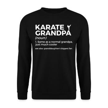 Karaté - Sweat-shirt Unisexe - noir - Devant - Alina (178cm) & Michal (187cm)
