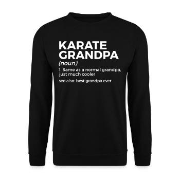 Karaté - Sweat-shirt Unisexe - noir - Devant - Alina (178cm) & Michal (187cm)