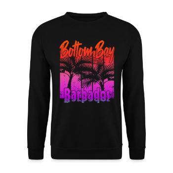Bottom Bay Barbados - Unisex Sweatshirt - black - Front - Alina (178cm) & Michal (187cm)