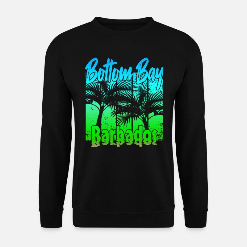 Bottom Bay Barbados - Unisex Pullover - Schwarz