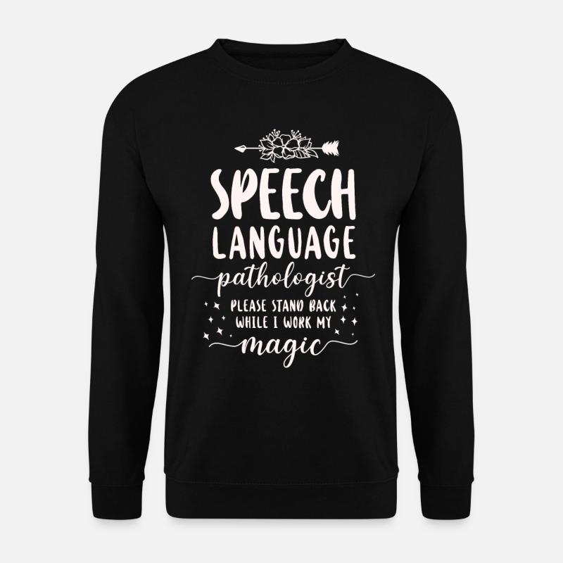 Assistant orthophoniste - Sweat-shirt Unisexe - noir