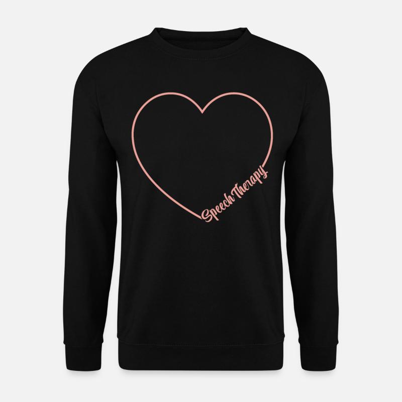 Speech Therapist Therapy Assistant - Unisex Sweatshirt - black