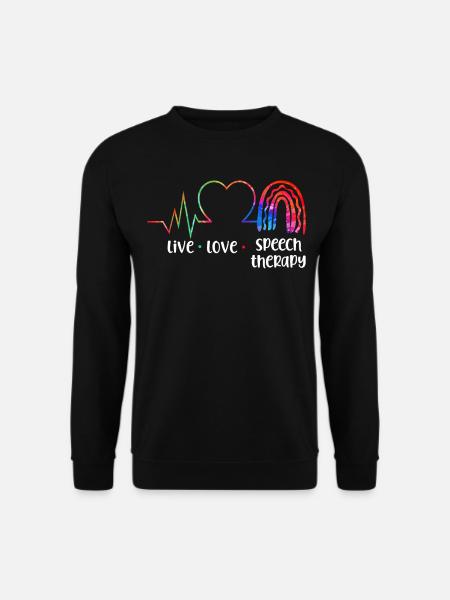 Speech Therapist Therapy Assistant - Unisex Sweatshirt - black