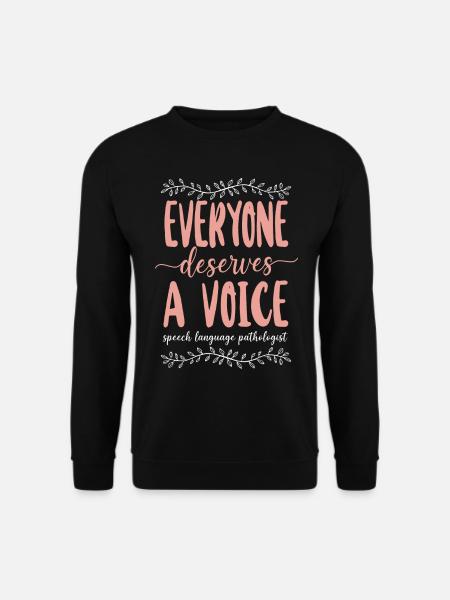 Speech Therapist Therapy Assistant - Unisex Pullover - Schwarz