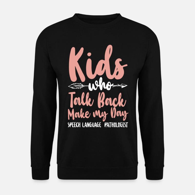 Speech Therapist Therapy Assistant - Unisex Pullover - Schwarz