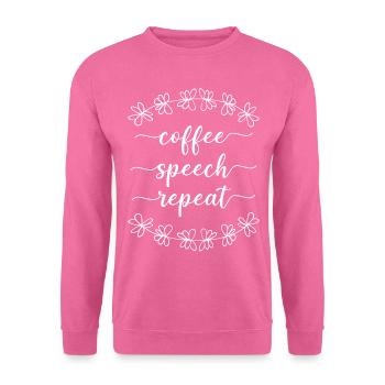 Assistant orthophoniste - Sweat-shirt Unisexe - rose - Devant