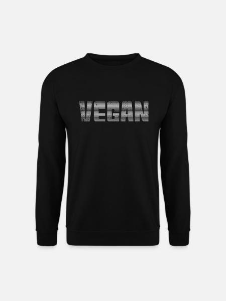 Végétalien - Sweat-shirt Unisexe - noir