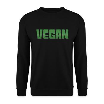 Vegan - Unisex Pullover - Schwarz - Vorne - Alina (178cm) & Michal (187cm)