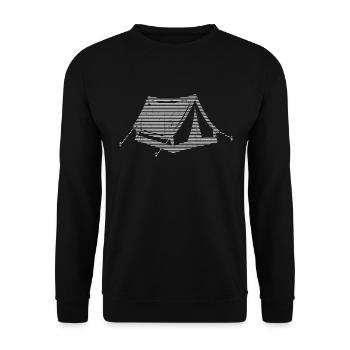 Camp - Sweat-shirt Unisexe - noir - Devant - Alina (178cm) & Michal (187cm)