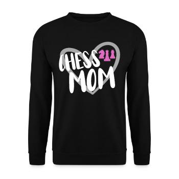 Schach Spieler - Unisex Pullover - Schwarz - Vorne - Alina (178cm) & Michal (187cm)