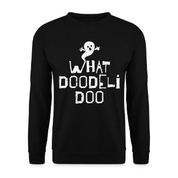 Ghosts Spirit Costume de remplacement d’Halloween - Sweat-shirt Unisexe - noir - Devant - Alina (178cm) & Michal (187cm)
