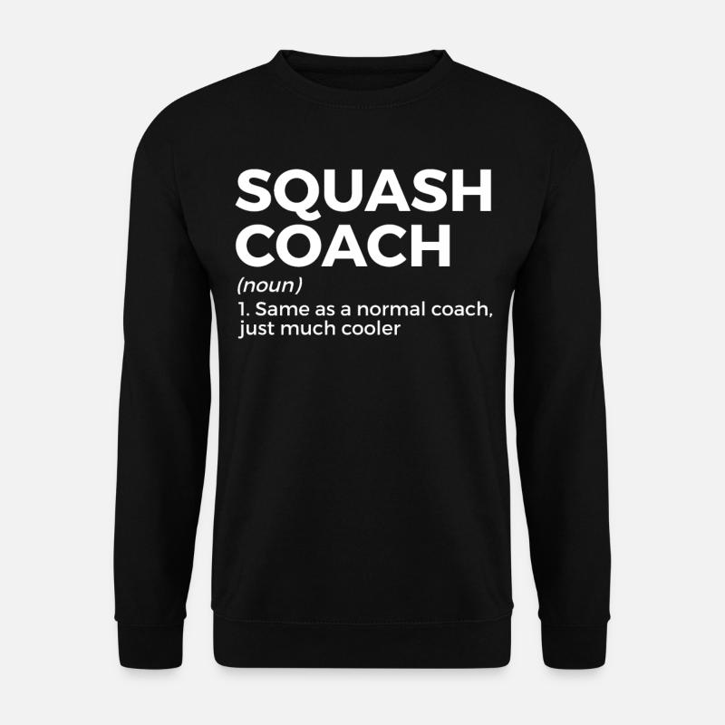 Squash Spieler - Unisex Pullover - Schwarz