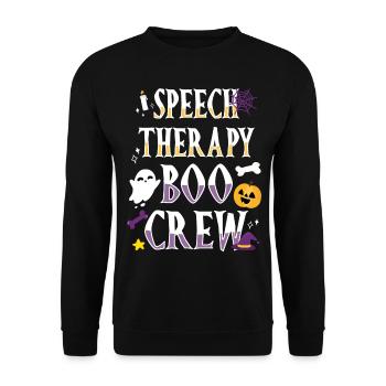 Assistant orthophoniste - Sweat-shirt Unisexe - noir - Devant - Alina (178cm) & Michal (187cm)
