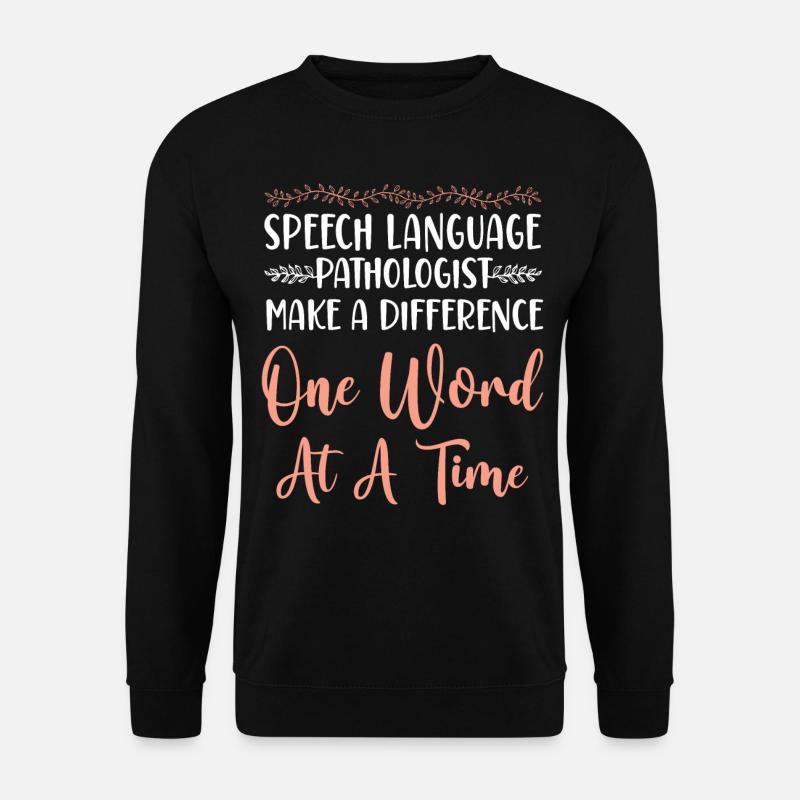 Assistant orthophoniste - Sweat-shirt Unisexe - noir