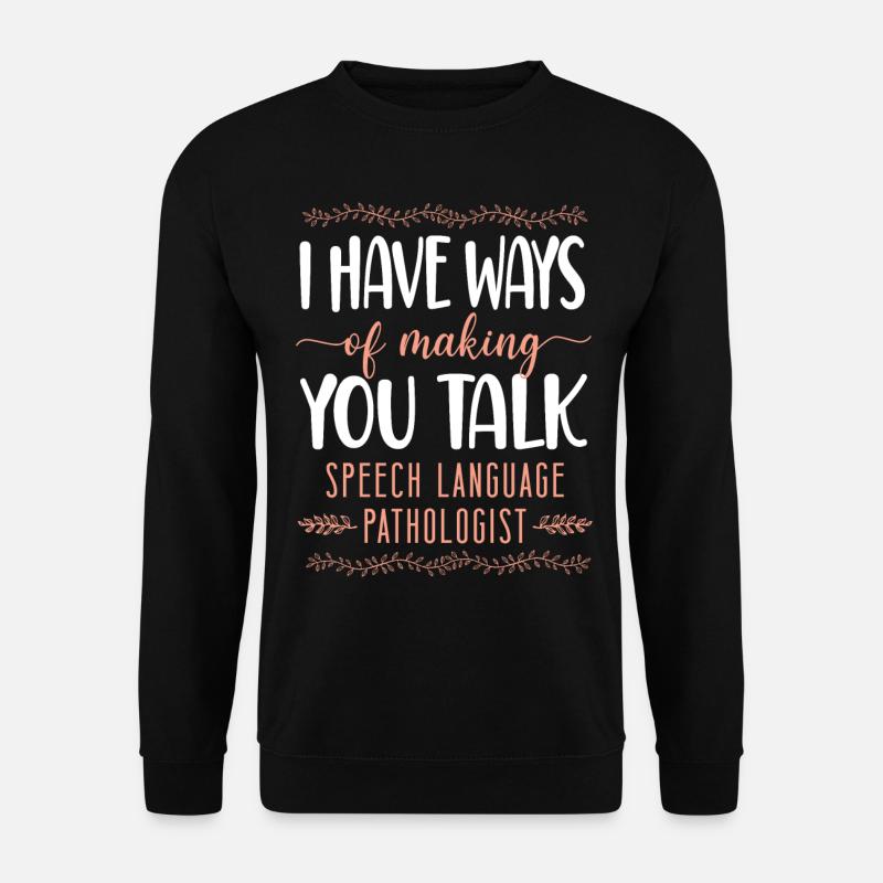 Assistant orthophoniste - Sweat-shirt Unisexe - noir