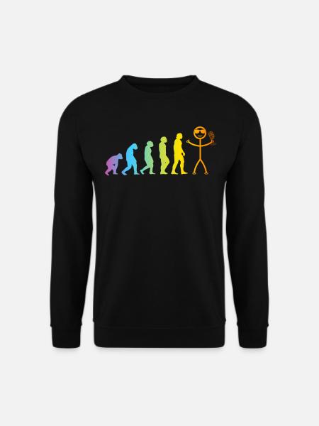 Funny Podcast Evolution Podcast Evolution Podcaste - Unisex Pullover - Schwarz