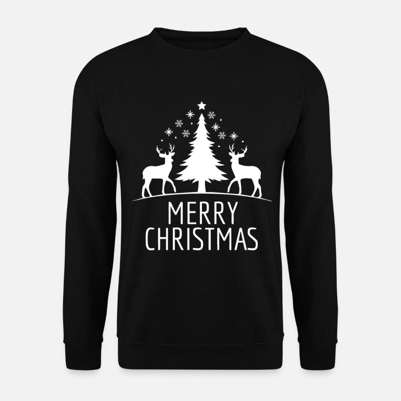 Merry Christmas - Weihnachten - Unisex Pullover - Schwarz