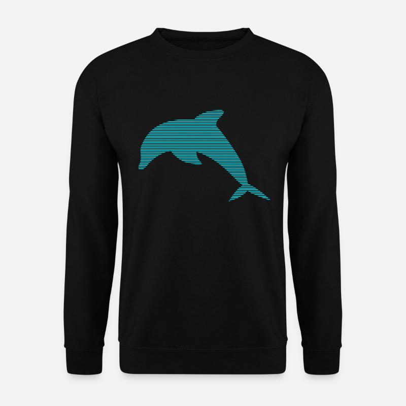 Dolphin - Unisex Sweatshirt - black