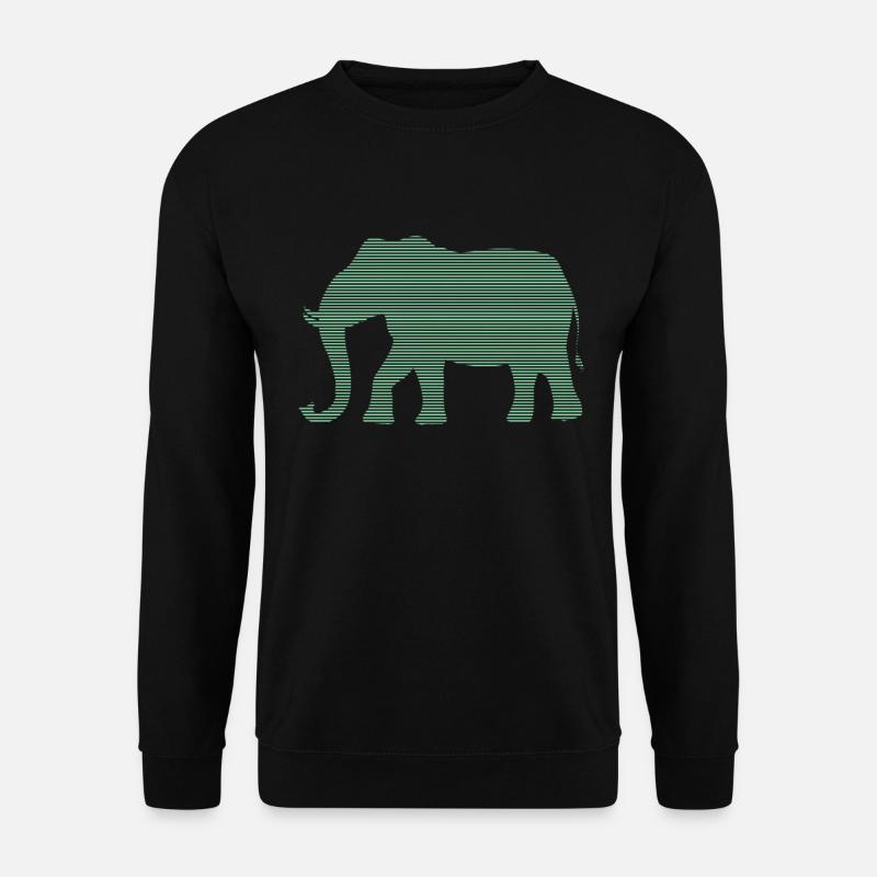 Elephant - Unisex Sweatshirt - black